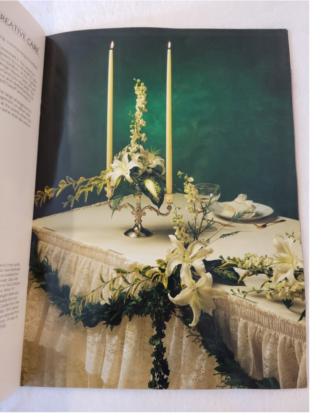 Vintage 1987 AFS The Professional Floral Designer Magazine Bundle Lot of 2 - Picture 10 of 11